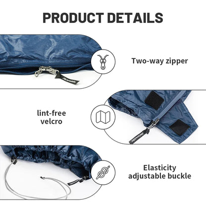 Naturehike Sleeping Bag CW295 Ultralight Duck Down Sleeping Bag Spring Waterproof Camping Sleeping Bags Portable Quilt Blanket