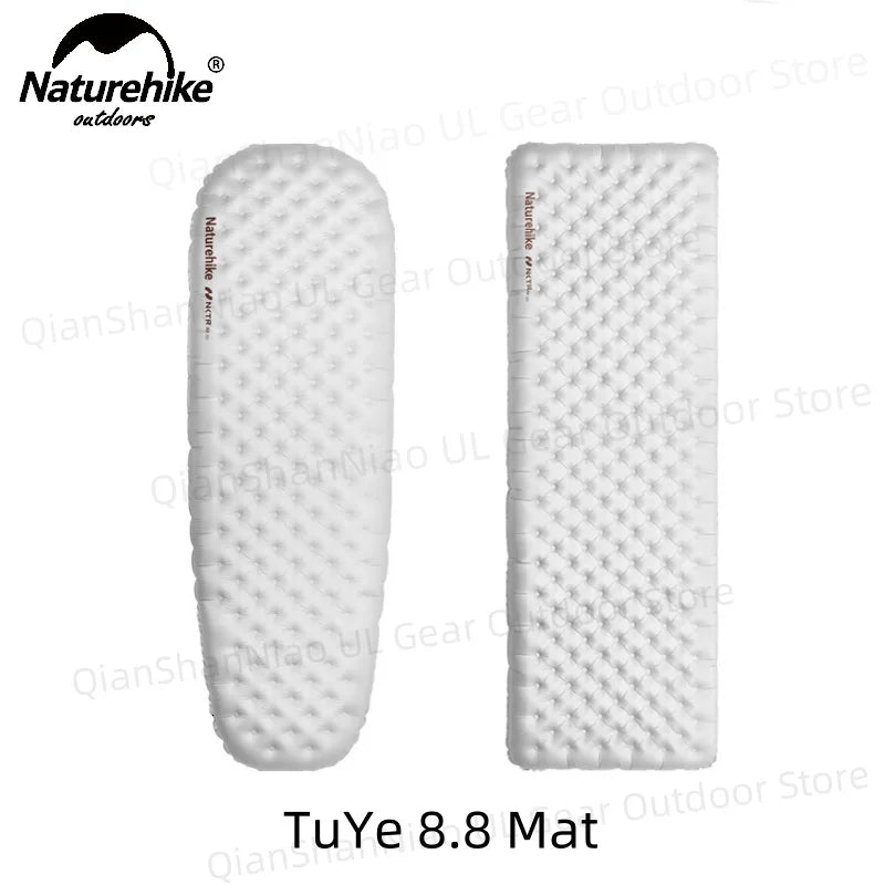 Naturehike Tuye 8.8/5.8 R Value UL Mattress Ultralight Inflatable Sleeping Pad Camping Air Mat  Winter Outdoor Hike Cushion