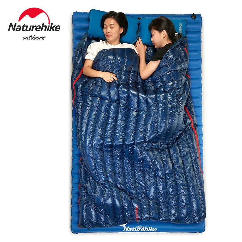 Naturehike Sleeping Bag CW280 Ultralight Goose Down Sleeping Bag CWM400 Winter Waterproof Camping Sleeping Bags Portable Quilt