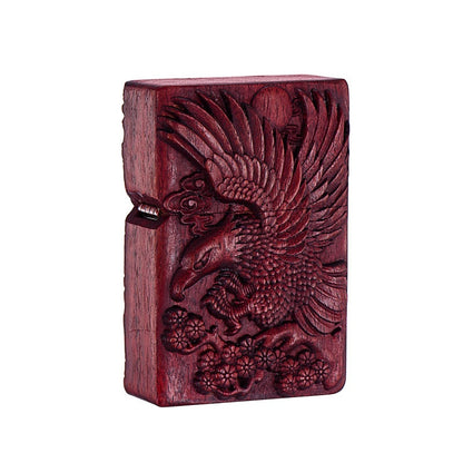 Boss Sandalwood Series Kerosene Lighter Brocade Box Packaging High-end Gift Lighter Factory Wholesale