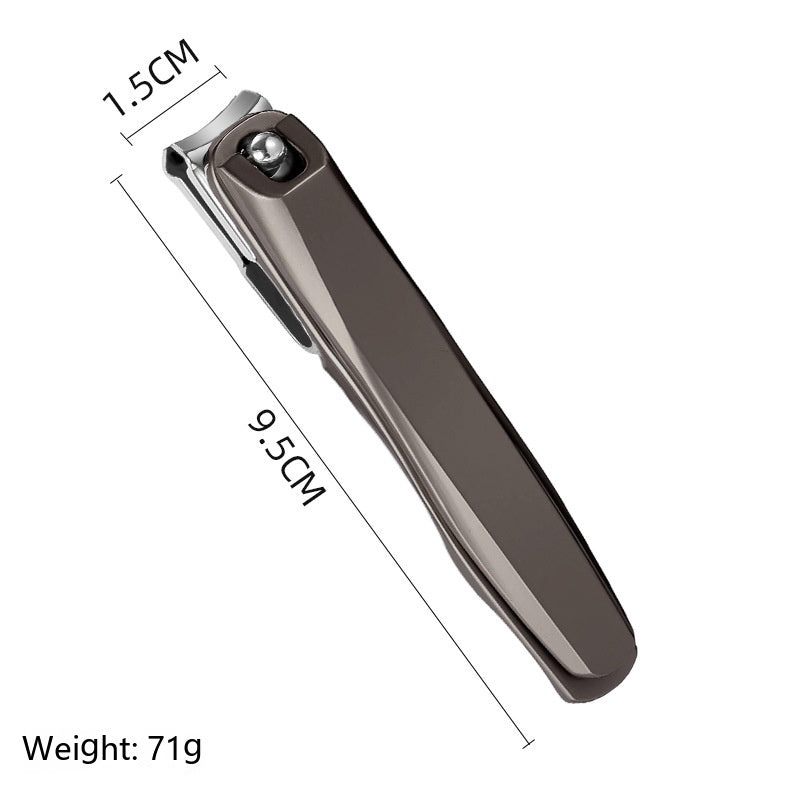 Stainless Steel Nail Large Opening Household Portable Large 360 Degrees Rotating Nail Clippers