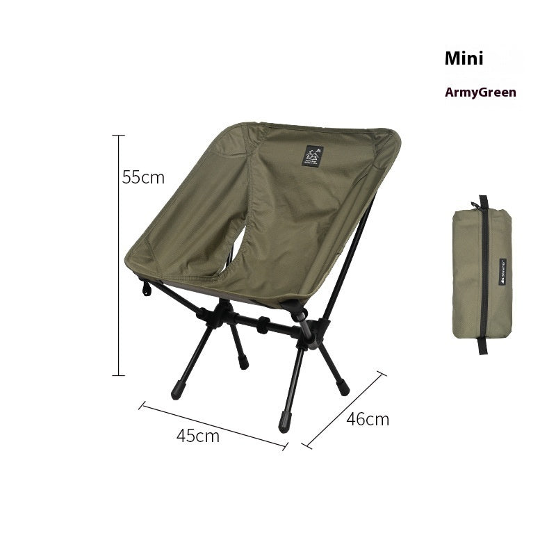 Lightweight Portable Foldable Outdoor Aluminum Alloy Moon Chair