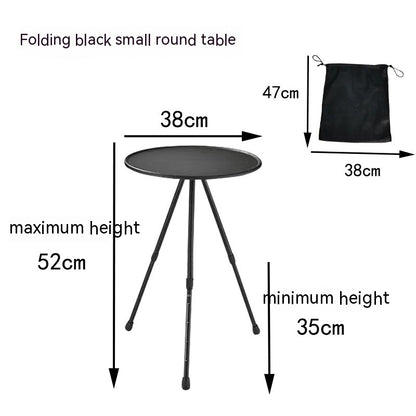 Outdoor Camping Folding Aluminum Alloy Tripod Table