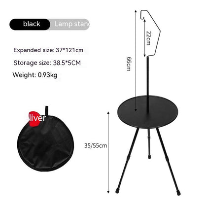 Outdoor Camping Folding Aluminum Alloy Tripod Table