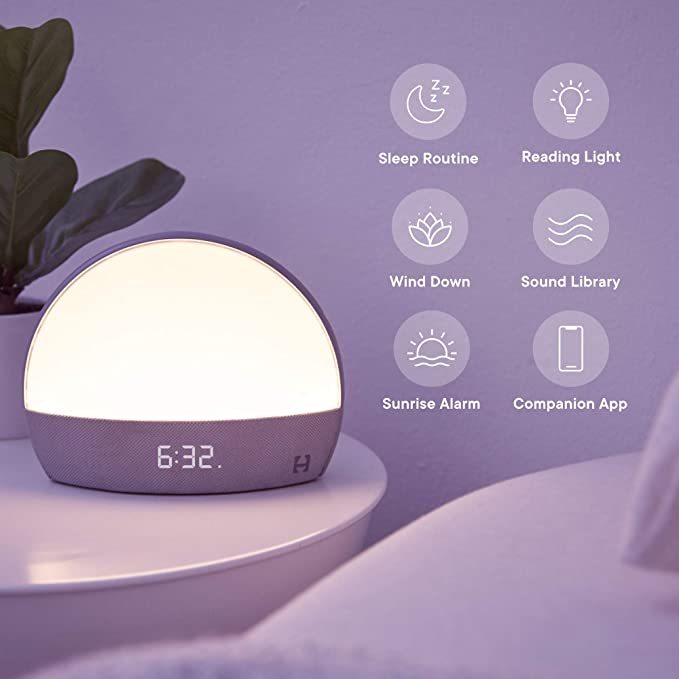 Hatch Restore Smart Clock Small Night Light Atmosphere Light Baby Audio Monitor Sleep Instrument White Noise