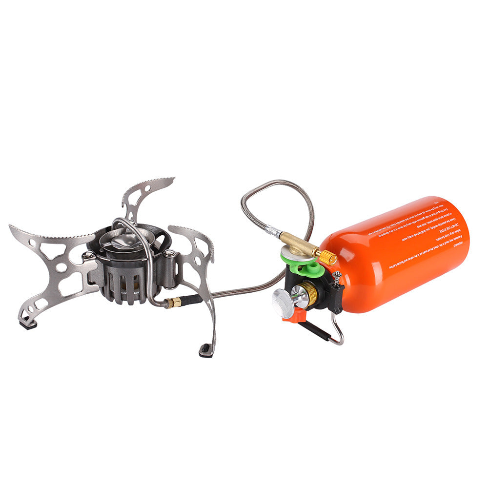 Outdoor Gas Tank Dual-use Stove Camping Second Generation New Windproof Set