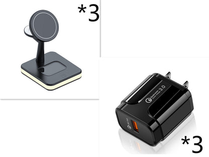 New Three-in-one Wireless Charger Magnetic Bracket