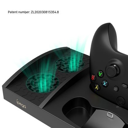 XboxSeriesS Main Engine Cooling Fan Base XSS Gamepad Dual Battery Fixed Charger With Earphone Rack