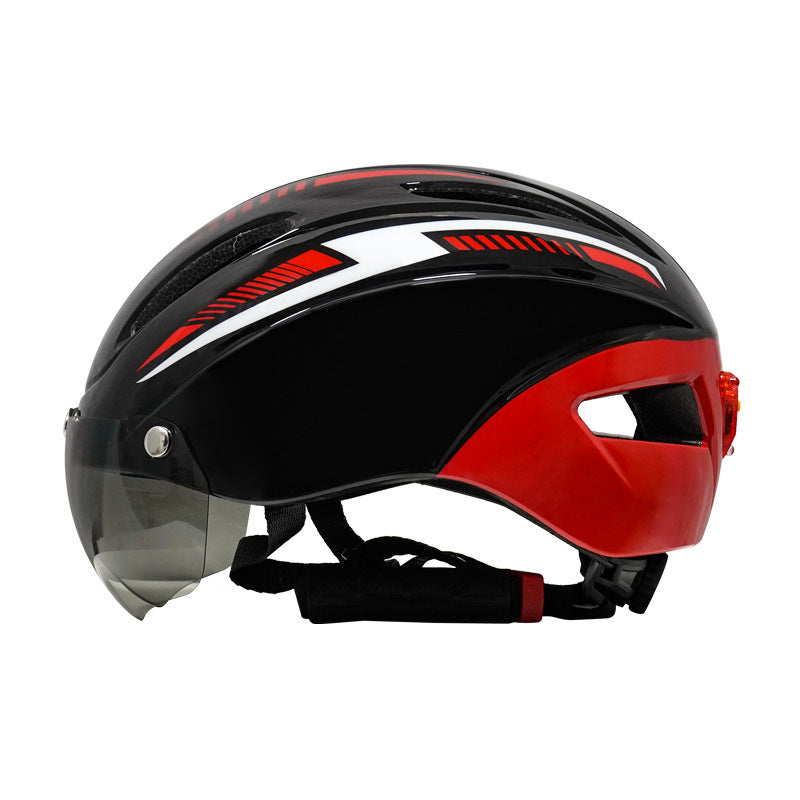 Bicycle Helmet Riding Helmet Sports Helmet Goggles Riding Helmet Restraint Taillight