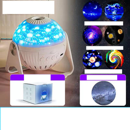 Galaxy Projector Starry Sky Projection Bedroom Bedside Decoration Night Light