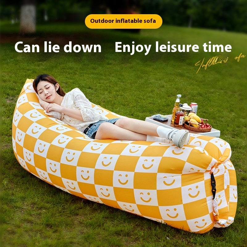 Lazy Sofa Outdoor Camping Music Festival Inflatable Foldable One-minute Inflatable Portable Seat