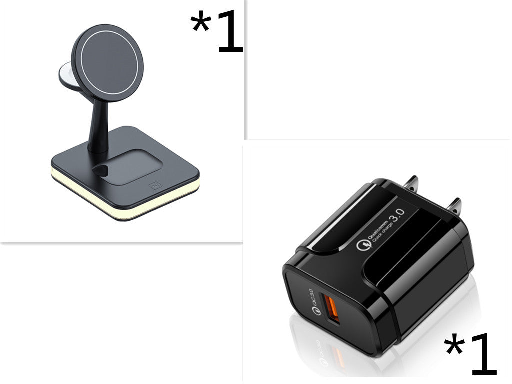 New Three-in-one Wireless Charger Magnetic Bracket