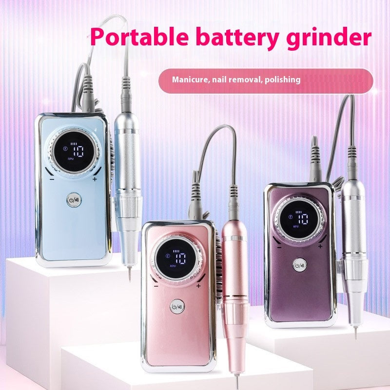 Portable Nail Remover Piercing Device Manicure Machine Pen Electric Sander Tool Suit