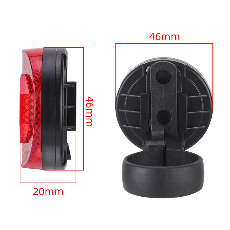 Positioning Anti-theft Taillight Bracket Bicycle Seat Post Reflective Taillight