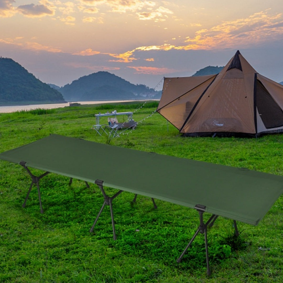 Lightweight Portable Dual-purpose Outdoor Folding Bed