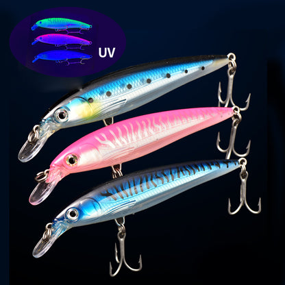 Short Mouthed Drag Fishing Minorua Golden Spear Fake Bait