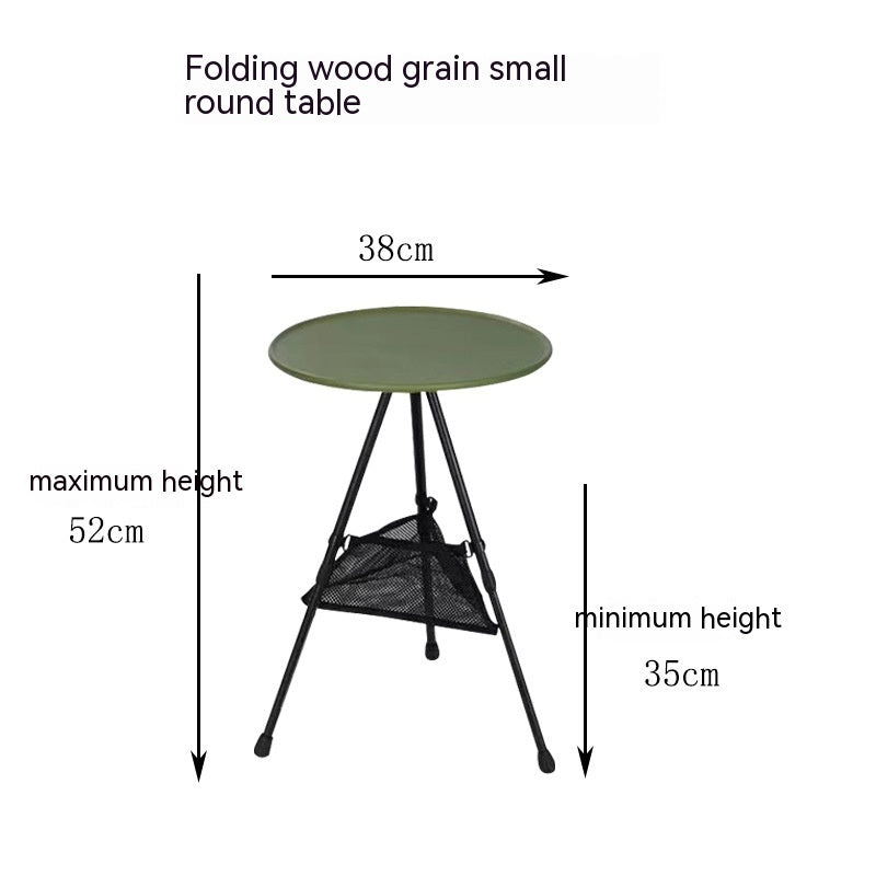 Outdoor Camping Folding Aluminum Alloy Tripod Table