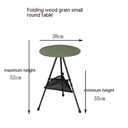 Outdoor Camping Folding Aluminum Alloy Tripod Table