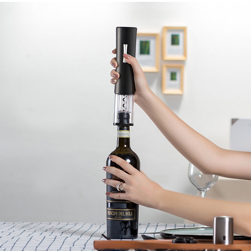 Electric Wine Opener Corkscrew Foil Cutter Set Automatic High-end Bottle Opener For Wine Kitchen Gadgets Can Opener